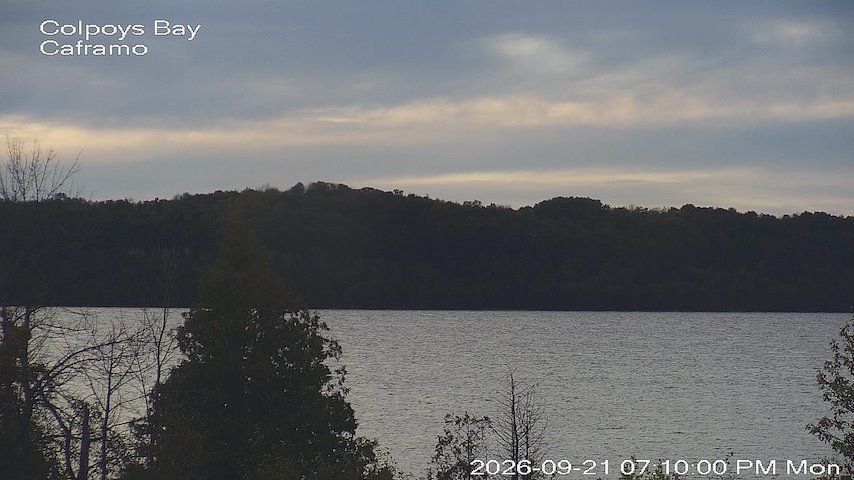 Live camera feed from Caframo in Georgian Bluffs, Ontario, Canada